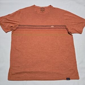 Patagonia Men's Capilene Cool Daily Quartz Coral Short Sleeve Tee sz M